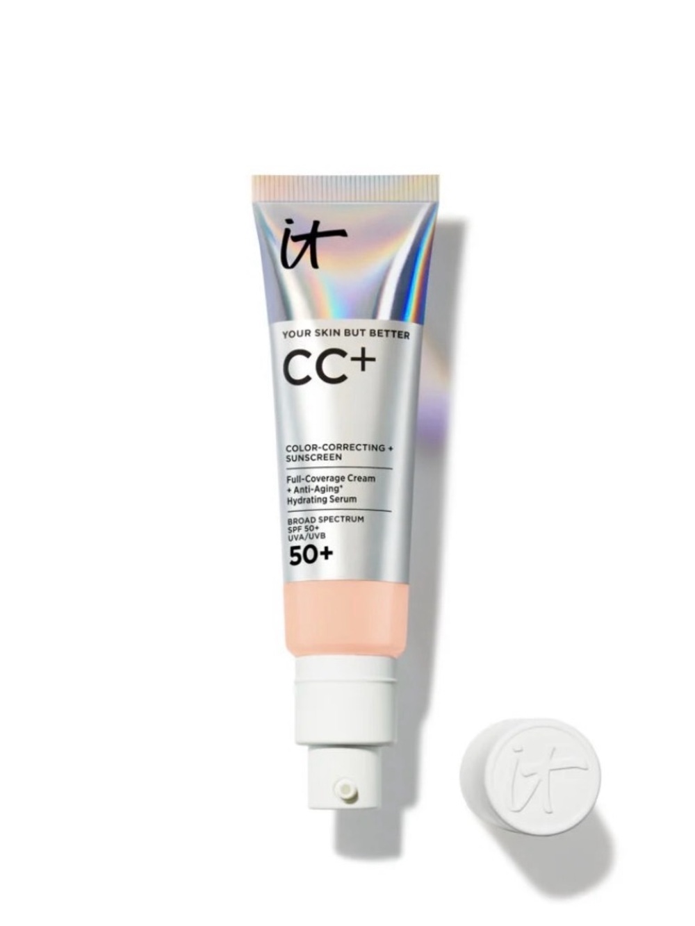 IT Cosmetics CC+ Color-Correcting Full-Coverage Cream SPF 50+ - Fair Light
